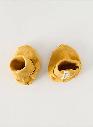 Chaussons/pantoufles bout rond bout rond jaune PETIT OH enfant