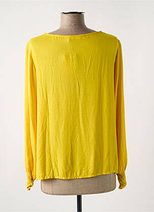 T-shirt manches longues manches longues jaune PRINCESSE NOMADE femme