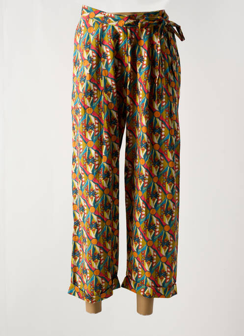 Pantalon 7/8 orange KALI YOG pour femme