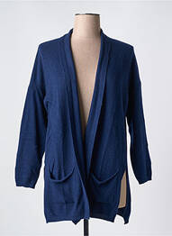 Gilet manches longues manches longues bleu LE BOUDOIR D'EDOUARD femme