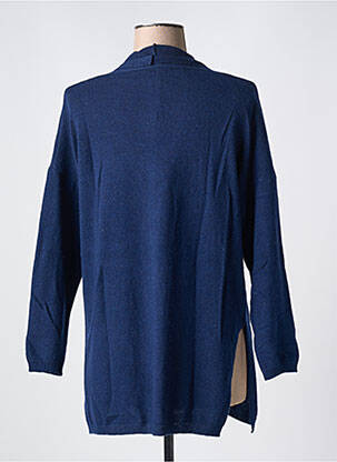 Gilet manches longues manches longues bleu LE BOUDOIR D'EDOUARD femme