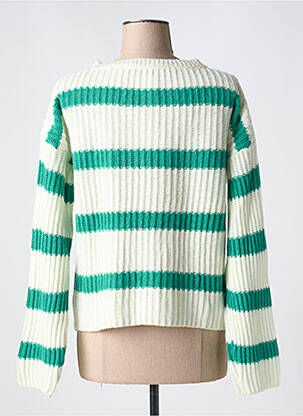 Pull coupe cintrée manches longues blanc LE BOUDOIR D'EDOUARD femme