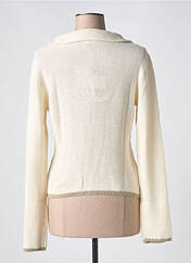 Gilet manches longues beige LE BOUDOIR D'EDOUARD pour femme seconde vue