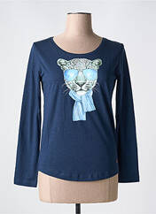 T-shirt bleu LE BOUDOIR D'EDOUARD pour femme seconde vue
