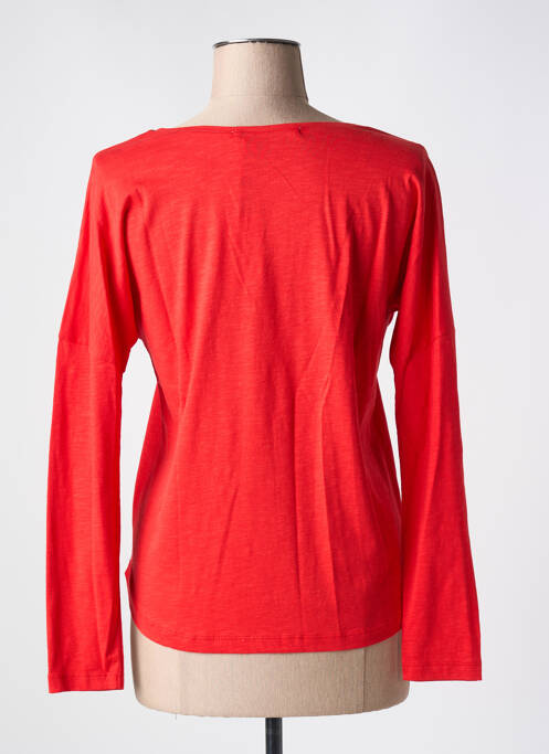 T-shirt manches longues manches longues rouge LE BOUDOIR D'EDOUARD femme