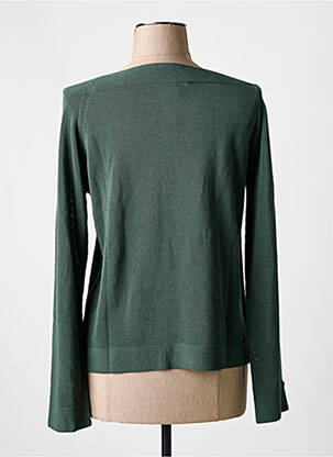 Pull coupe cintrée manches longues vert LE BOUDOIR D'EDOUARD femme