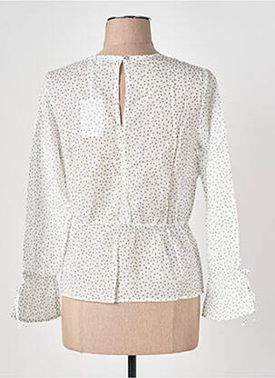 Blouse imprimé fantaisie manches longues blanc LE BOUDOIR D'EDOUARD femme