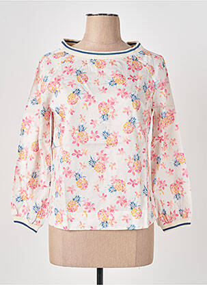 Blouse imprimé fleurs manches longues rose LE BOUDOIR D'EDOUARD femme