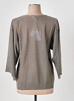 T-shirt manches 3/4 manches 3/4 marron LE BOUDOIR D'EDOUARD femme