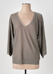 T-shirt marron LE BOUDOIR D'EDOUARD pour femme seconde vue