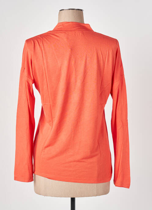 T-shirt manches longues manches longues orange LE BOUDOIR D'EDOUARD femme