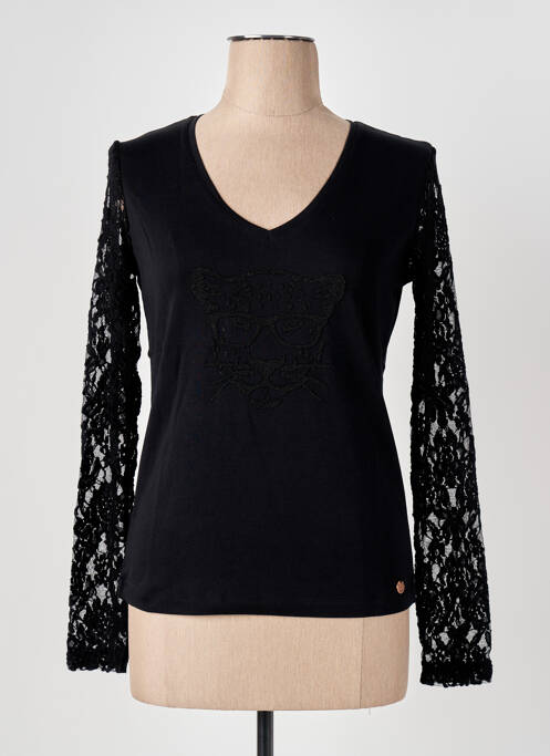 T-shirt noir LE BOUDOIR D'EDOUARD femme