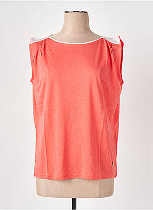 T-shirt coupe cintrée manches courtes rouge LE BOUDOIR D'EDOUARD femme