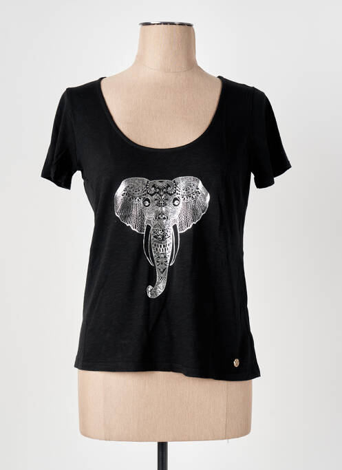 T-shirt noir LE BOUDOIR D'EDOUARD pour femme