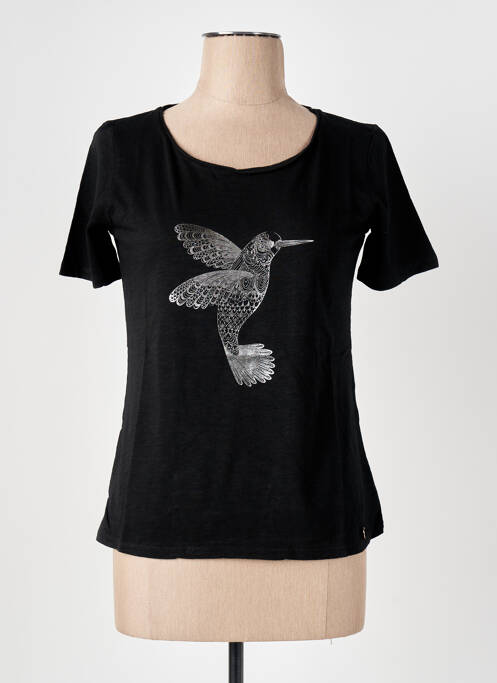 T-shirt noir LE BOUDOIR D'EDOUARD pour femme