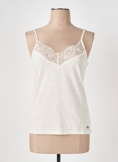Top beige LE BOUDOIR D'EDOUARD pour femme