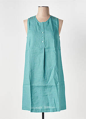 Robe mi-longue sans manche sans manche bleu LE BOUDOIR D'EDOUARD femme