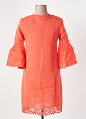 Robe mi-longue orange LE BOUDOIR D'EDOUARD pour femme seconde vue