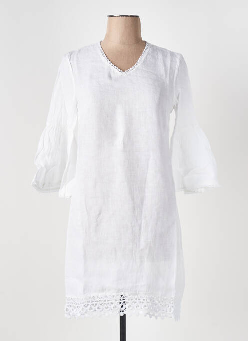 Robe mi-longue blanc LE BOUDOIR D'EDOUARD pour femme