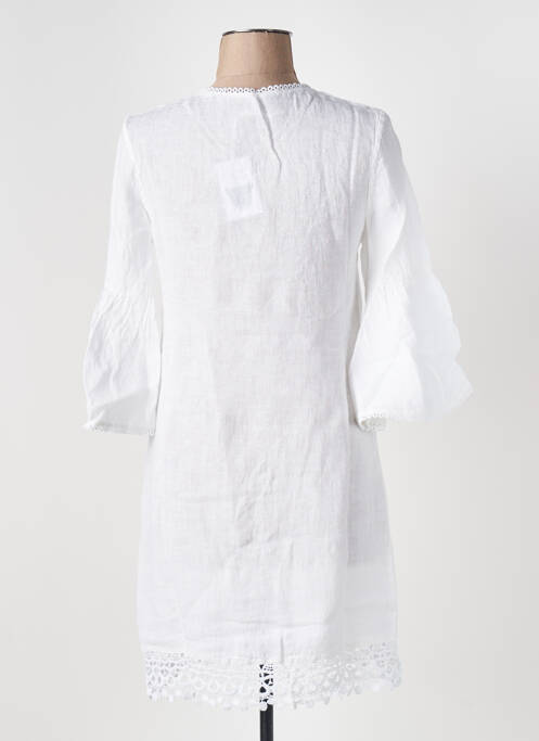 Robe mi-longue blanc LE BOUDOIR D'EDOUARD pour femme