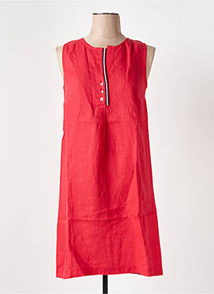Robe mi-longue sans manche sans manche rouge LE BOUDOIR D'EDOUARD femme