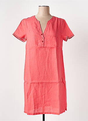 Robe mi-longue manches courtes manches courtes rouge LE BOUDOIR D'EDOUARD femme