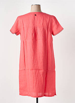 Robe mi-longue manches courtes manches courtes rouge LE BOUDOIR D'EDOUARD femme