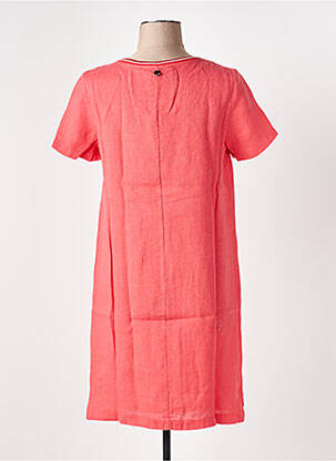 Robe mi-longue manches courtes manches courtes rouge LE BOUDOIR D'EDOUARD femme