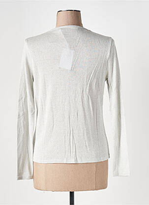 Gilet manches longues coupe cintrée gris LE BOUDOIR D'EDOUARD femme