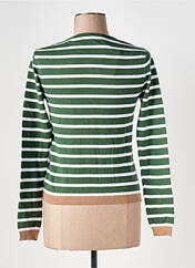 Gilet manches longues vert LE BOUDOIR D'EDOUARD pour femme seconde vue