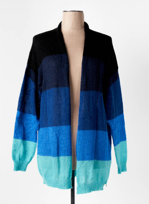 Gilet manches longues bleu LE BOUDOIR D'EDOUARD pour femme