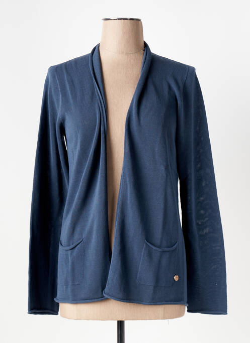 Gilet manches longues bleu LE BOUDOIR D'EDOUARD femme