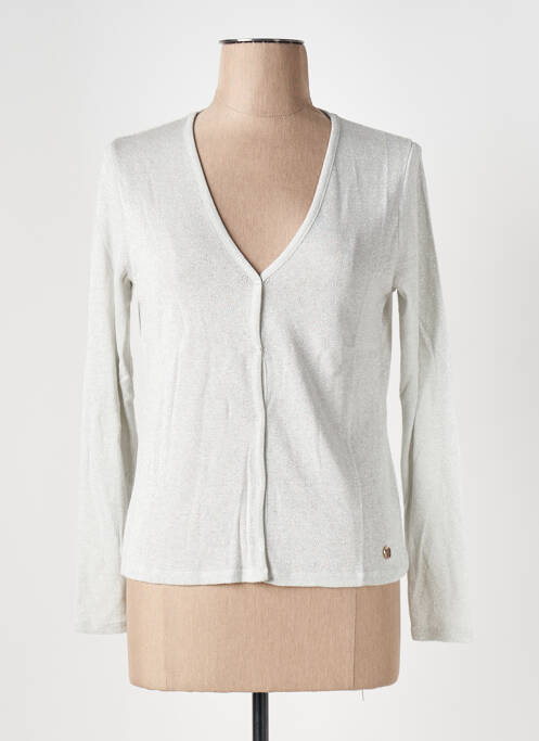 Gilet manches longues gris LE BOUDOIR D'EDOUARD pour femme