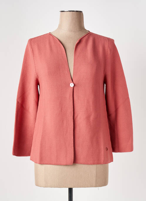 Gilet manches longues rose LE BOUDOIR D'EDOUARD pour femme