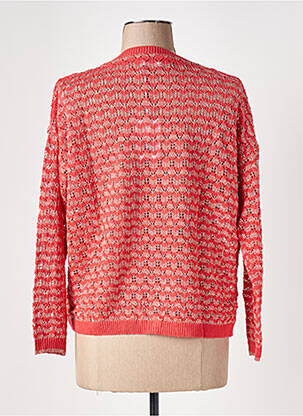 Gilet manches longues coupe cintrée rouge LE BOUDOIR D'EDOUARD femme