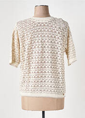 Gilet manches courtes beige LE BOUDOIR D'EDOUARD pour femme seconde vue