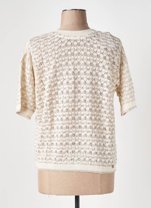 Gilet manches courtes beige LE BOUDOIR D'EDOUARD pour femme