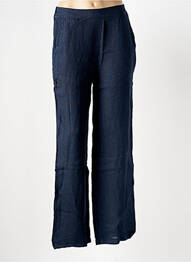 Pantalon droit taille élastique taille normale bleu LE BOUDOIR D'EDOUARD femme