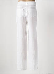 Pantalon droit blanc LE BOUDOIR D'EDOUARD pour femme seconde vue