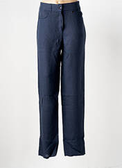 Pantalon droit bleu LE BOUDOIR D'EDOUARD pour femme seconde vue