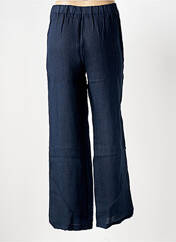Pantalon droit bleu LE BOUDOIR D'EDOUARD pour femme seconde vue