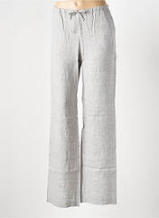 Pantalon droit gris LE BOUDOIR D'EDOUARD pour femme seconde vue