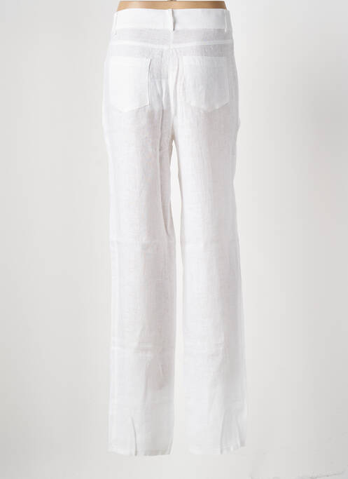 Pantalon droit blanc LE BOUDOIR D'EDOUARD pour femme