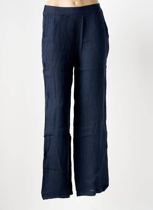 Pantalon droit bleu LE BOUDOIR D'EDOUARD pour femme