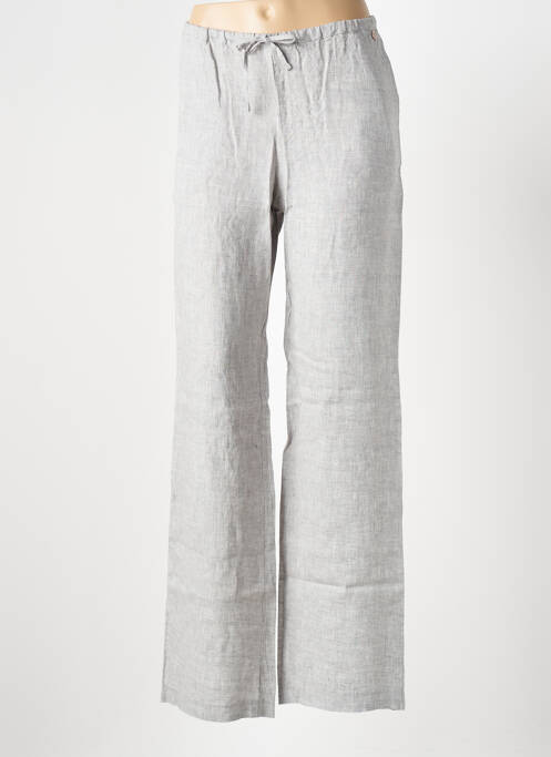Pantalon droit gris LE BOUDOIR D'EDOUARD pour femme