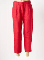 Pantalon 7/8 rouge LE BOUDOIR D'EDOUARD pour femme seconde vue