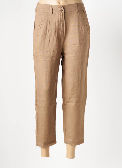 Pantalon 7/8 beige LE BOUDOIR D'EDOUARD pour femme