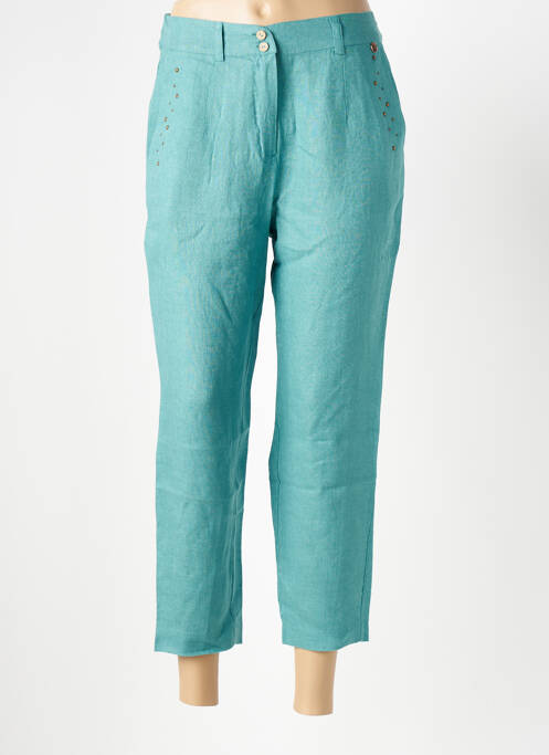 Pantalon 7/8 vert LE BOUDOIR D'EDOUARD pour femme