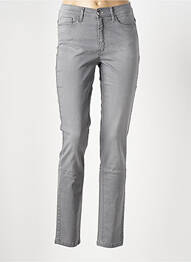Jeans coupe slim poches gris LE BOUDOIR D'EDOUARD femme