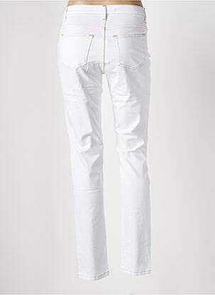 Jeans coupe slim poches blanc LE BOUDOIR D'EDOUARD femme